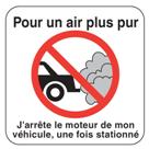 Auto-collants « Pour un air plus pur »