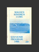 Walden Kinsmen Cubs Souvenir Program 1984