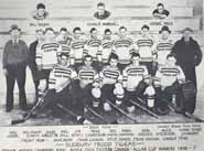 1936 Frood Mine Tigers.  Photo courtesy of "Homegrown Heroes: A Sports History of Sudbury".