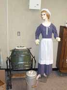 Milk maid and old-fashioned creamer