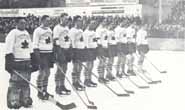 Sudbury Wolves at the 1938 World Championships in Czechoslovakia.  Photo courtesy of "Homegrown Heroes: A Sports History of Sudbury".